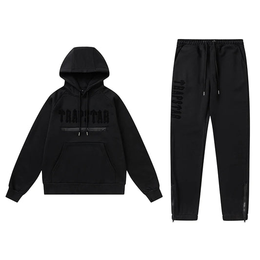 TRAPSTAR BLACK 'IT'S A SECRET' TRACKSUIT