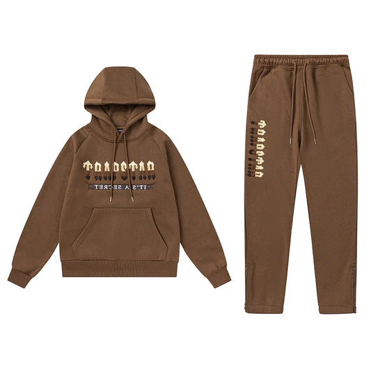 TRAPSTAR BROWN 'IT'S A SECRET' TRACKSUIT