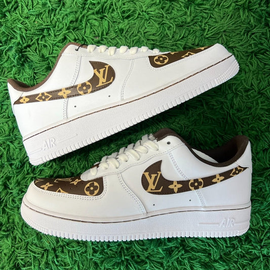 Custom Brown LV AF1